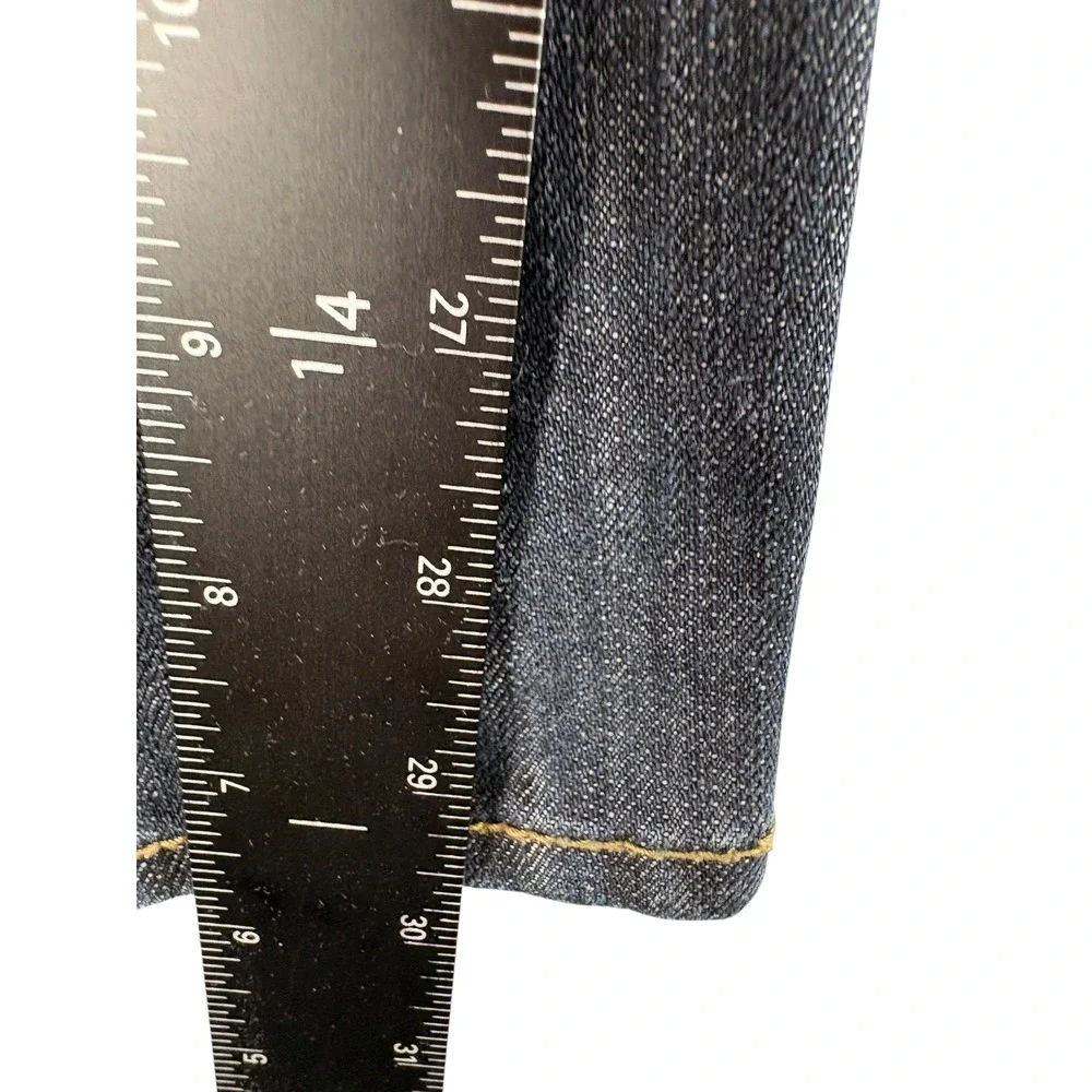 Banana Republic Jeans Men's 35x30 Dark Blue Straight Leg Faded Durable Baggy Y2K